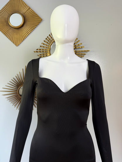 Oh Polly - Black Delmenza Backless Dress