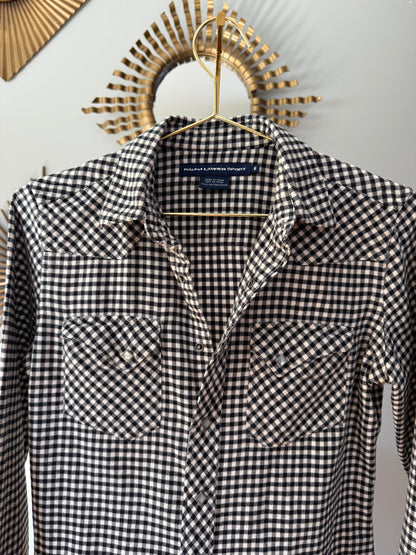 Ralph Lauren Sport - Black Plaid Long Sleeve Shirt