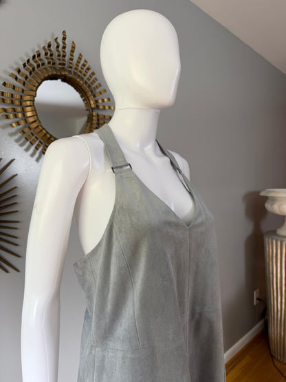 BCBGMaxAzria - Gray Abbott Sleeveless V-Neck Shift Dress