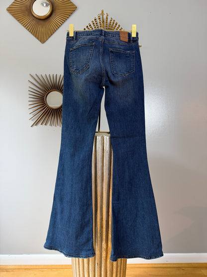 ZARA - Dark Blue Flare Jeans