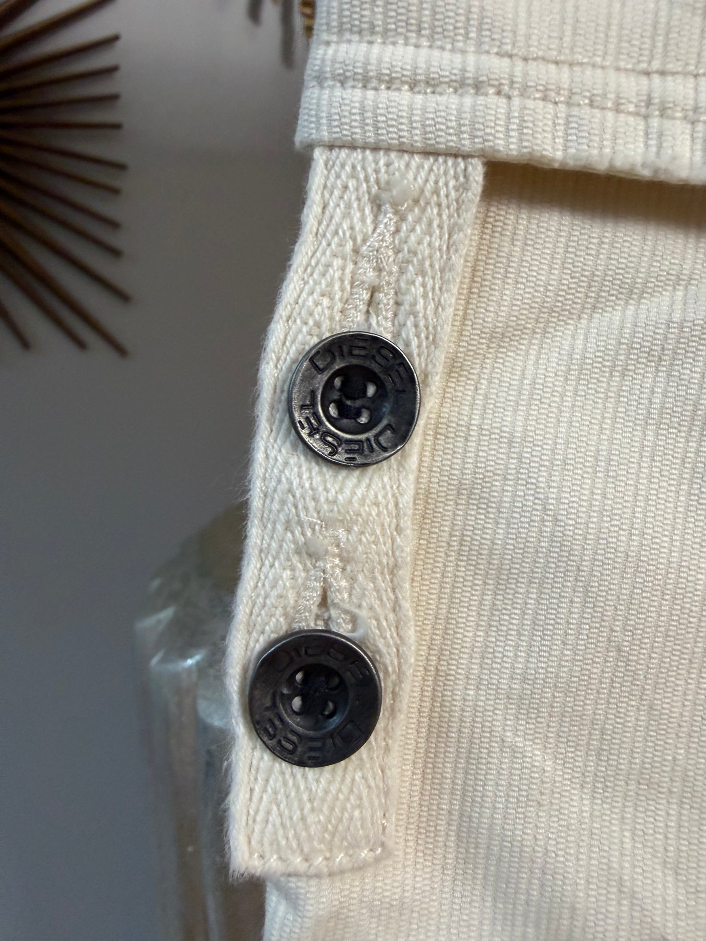 Diesel - Cream Cargo Shorts