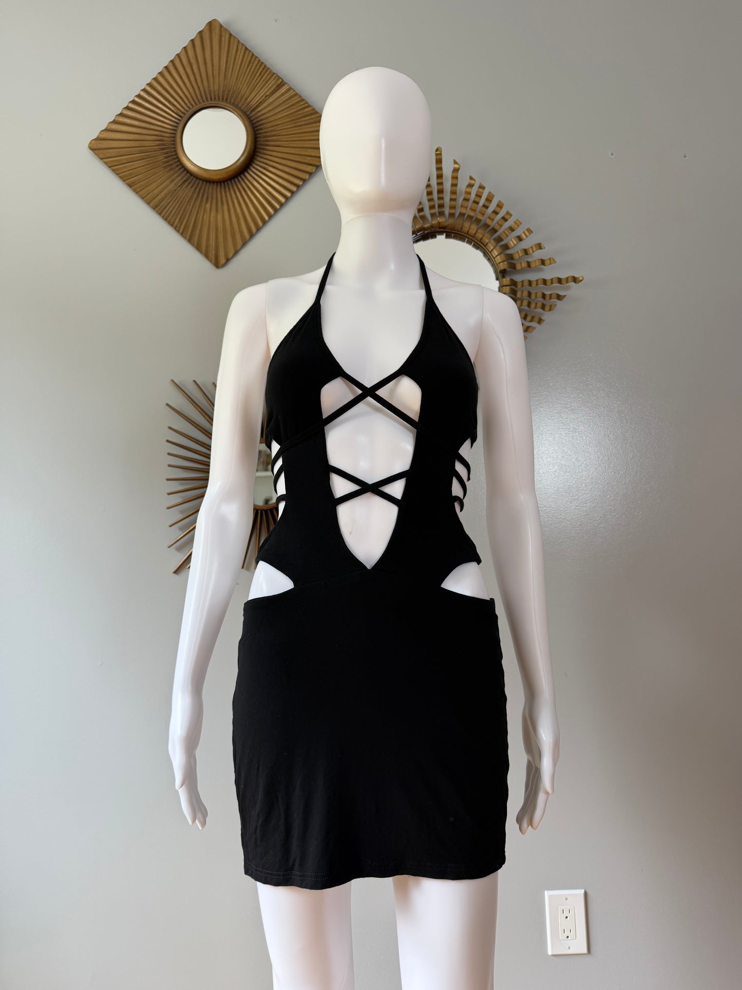 Superdown - Black Anastasia Cut out Mini Dress