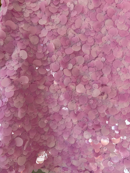 ZARA - Pink Sequins Mini Skirt