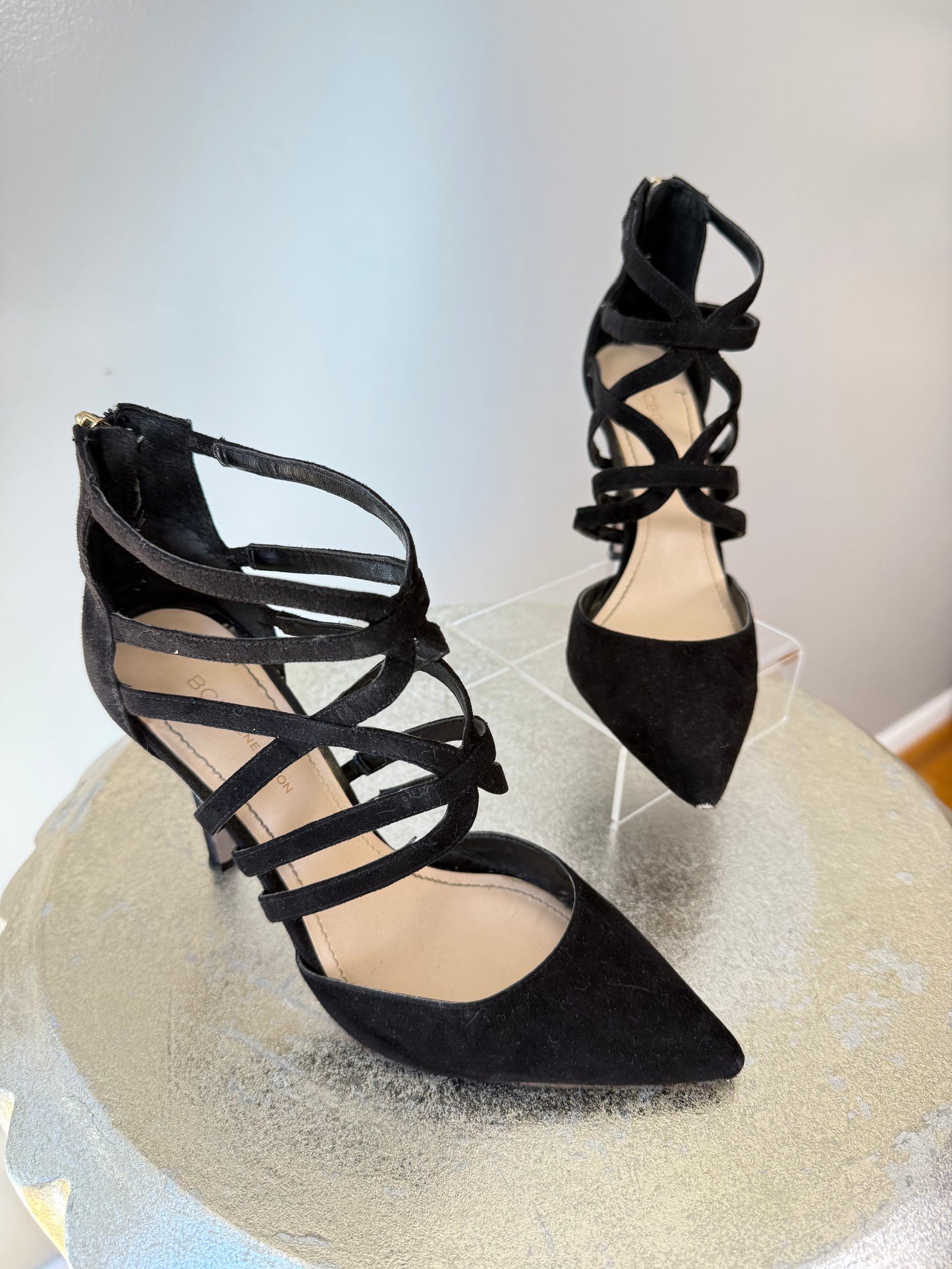 BCBGeneration - Black Cage Heels