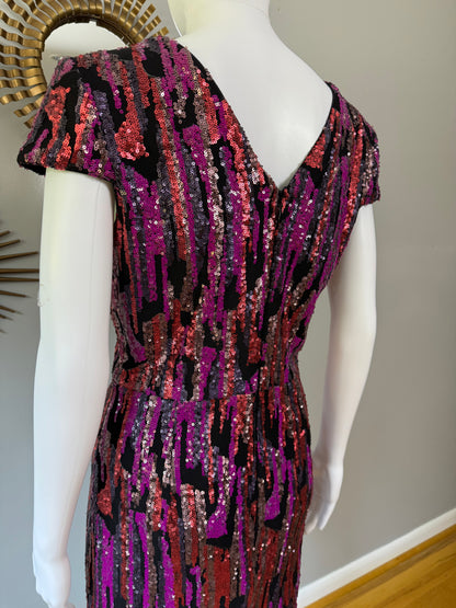 Dress the Population - Pink Zoe Sequin Dress