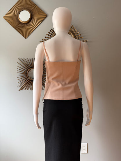 Zara - Peach Bustier Top
