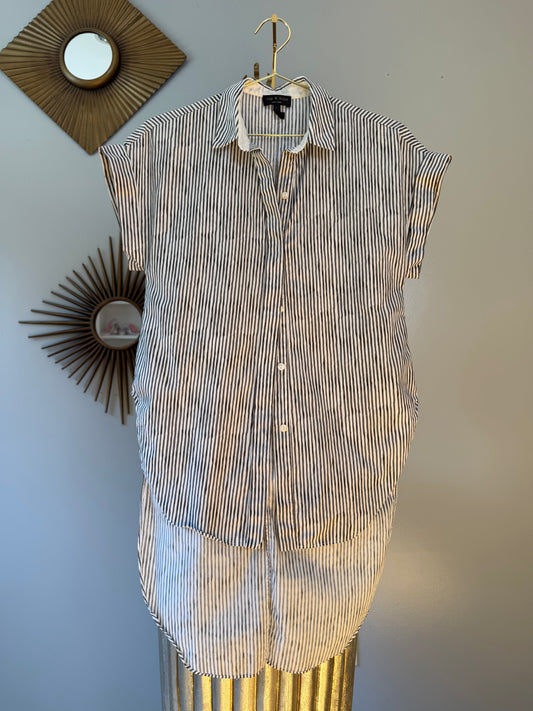 Rag & Bone - Striped Ara Back Tie Shirt