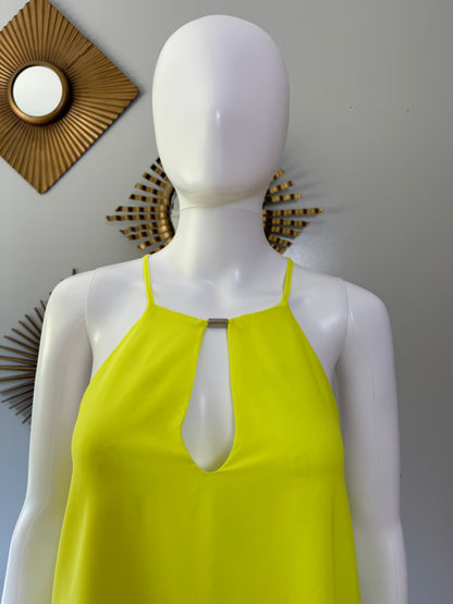 Mustard Seed - Yellow Strappy Top w/ Back Detail