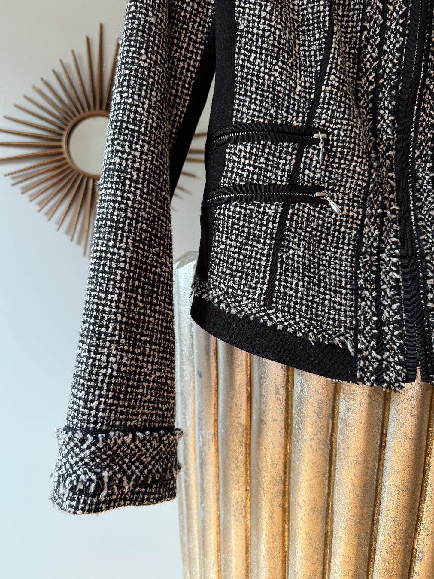 White House Black Market- Black Tweed Jacket