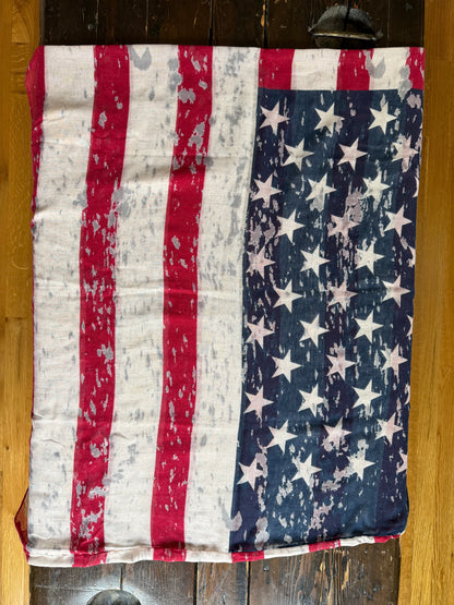 Forever 21 - American Flag Infinity Scarf