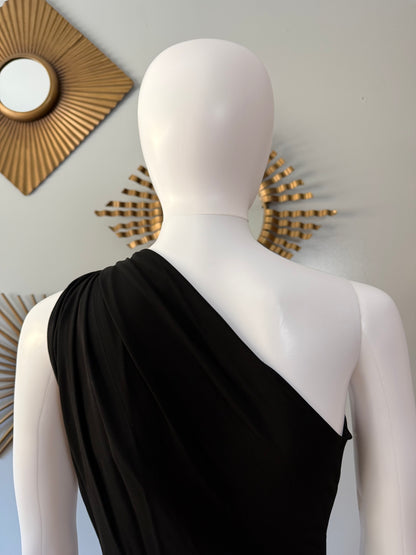 ZARA - Black One Shoulder Cutout Bodysuit