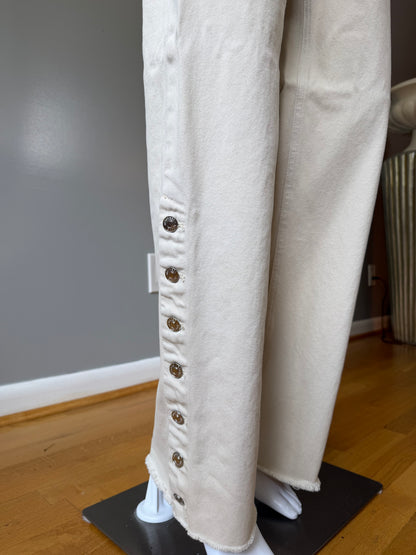 Mistress Rocks - Oat Denim Strapless Top and Jeans Set