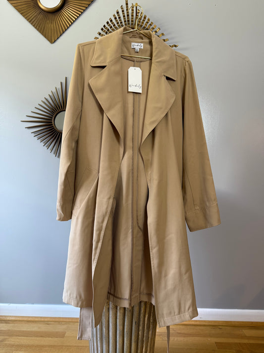 Wonderly - Tan Classic Trench Coat