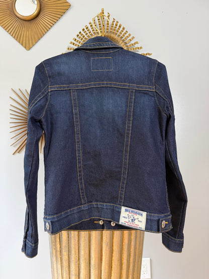 True Religion - Dark Blue Jean Trucker Jacket