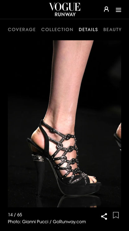 Christian Dior - 2009 Dior Cartagena Cage Sandals (Ready to Wear Collection)