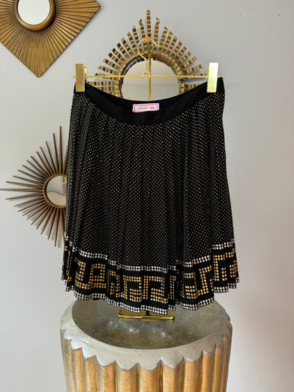 Versace x H&M - Gold & Silver Studded Midi Skirt