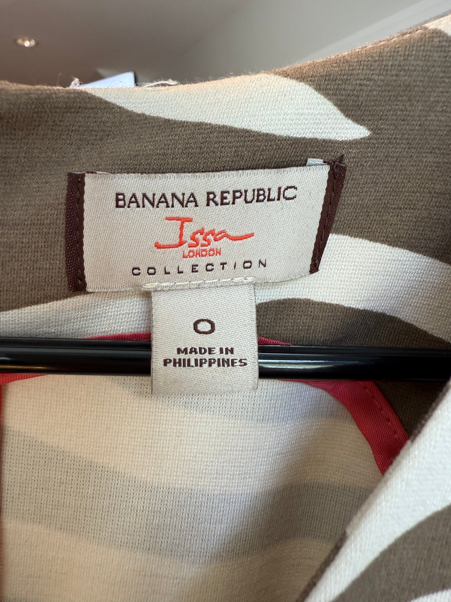 Banana Republic- Brown Zebra Print Dress