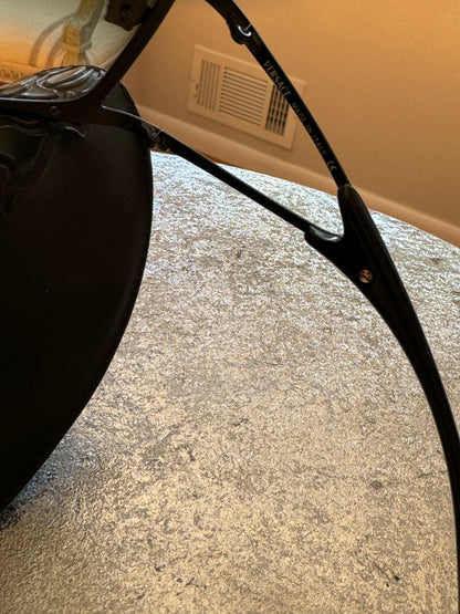 VERSACE - Pink Vintage Shield Sunglasses