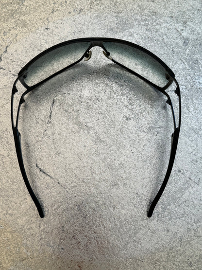 VERSACE - Pink Vintage Shield Sunglasses