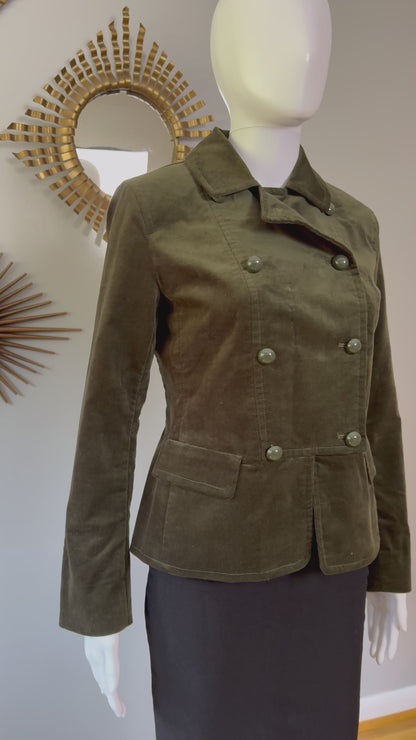 Talbots - Green Military Style Jacket