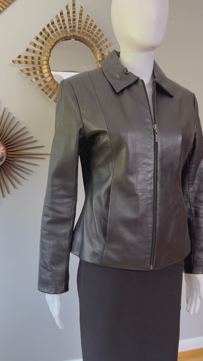 Wilsons Leather - Black Leather Jacket