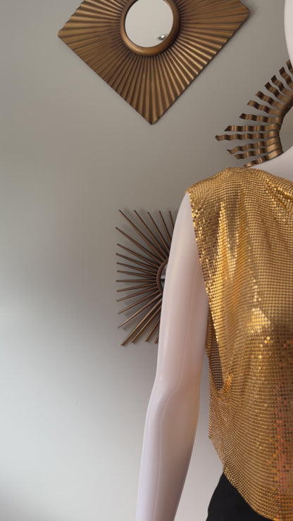 Gold Chainlink Top